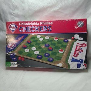 Factory sealed Phillies Checkers Game with Phillies Cap King Pieces